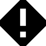 Diamond Exclamation SVG Icon